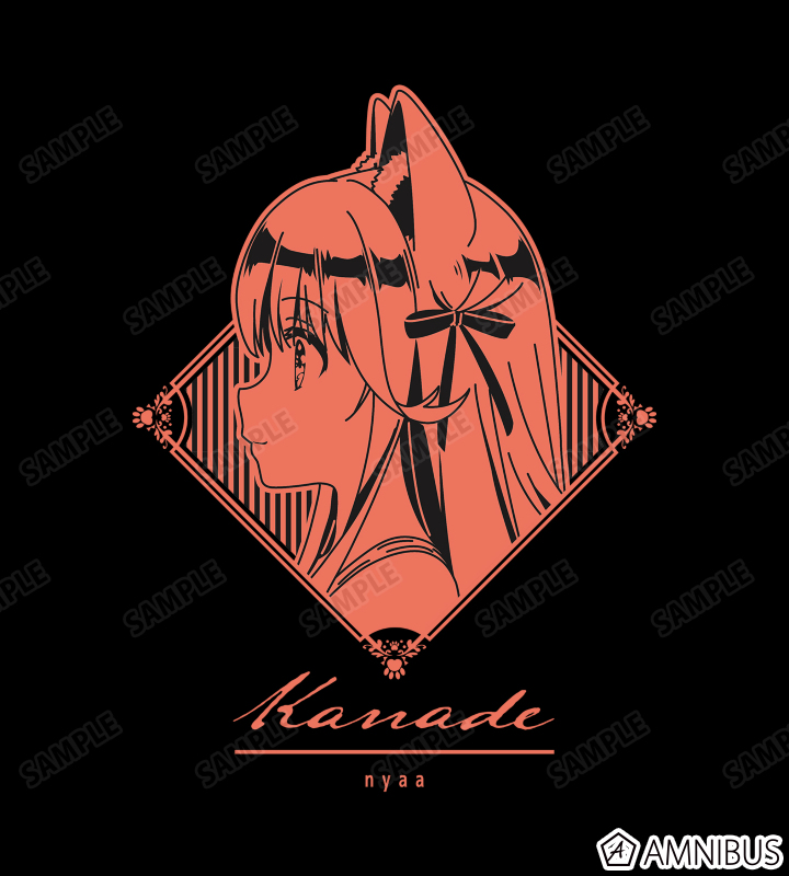 カナデ にゃあ Tシャツ