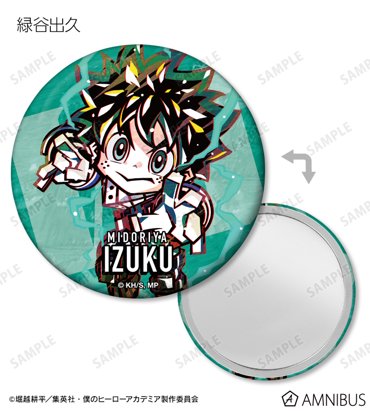 雑貨　全12種セット 「僕のヒーローアカデミア トレーディング デフォルメAni-Art 缶ミラー ver.A」 TVアニメ「僕のヒーローアカデミア」のトレーディング