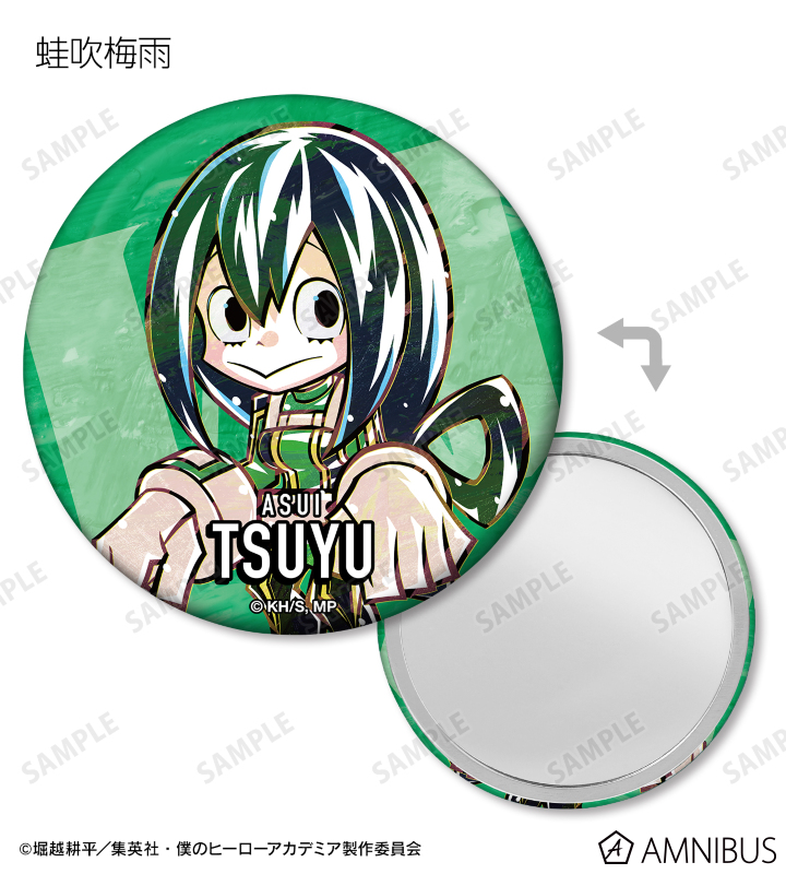 雑貨　全12種セット 「僕のヒーローアカデミア トレーディング デフォルメAni-Art 缶ミラー ver.A」 TVアニメ「僕のヒーローアカデミア」のトレーディング