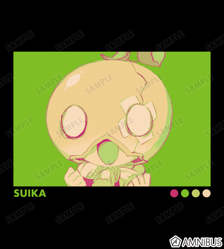 スイカ paleful Tシャツ