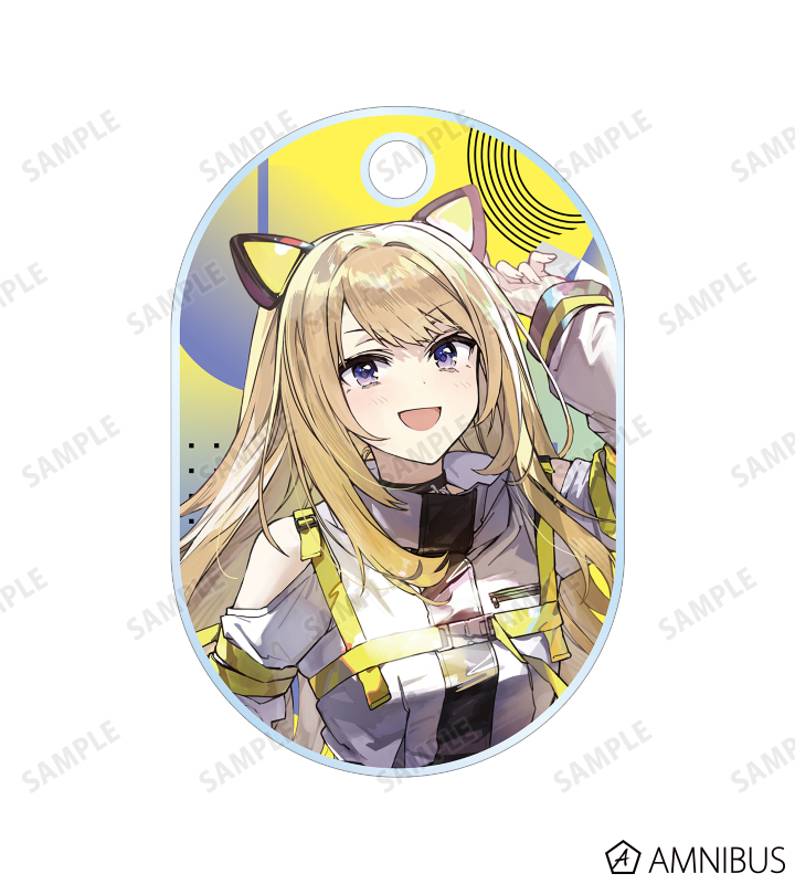 緜先生 描き下ろしイラスト LITA タクティカルファッションver. 2連ワイヤーアクリルキーホルダー