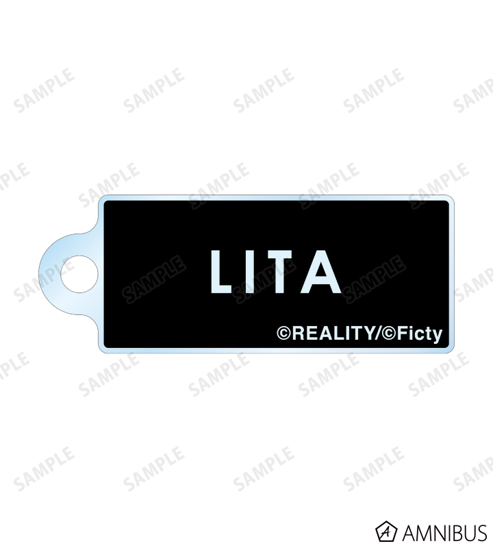 緜先生 描き下ろしイラスト LITA タクティカルファッションver. 2連ワイヤーアクリルキーホルダー