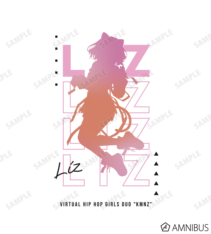 緜先生 描き下ろしイラスト LIZ タクティカルファッションver. BIGシルエットTシャツ