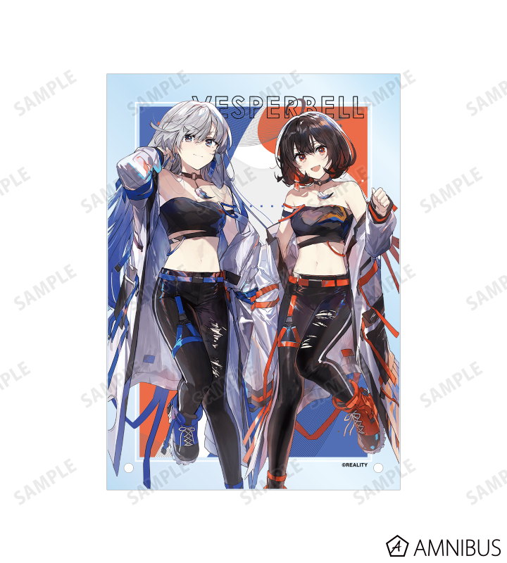 緜先生 描き下ろしイラスト VESPERBELL タクティカルファッションver. A5アクリルパネル