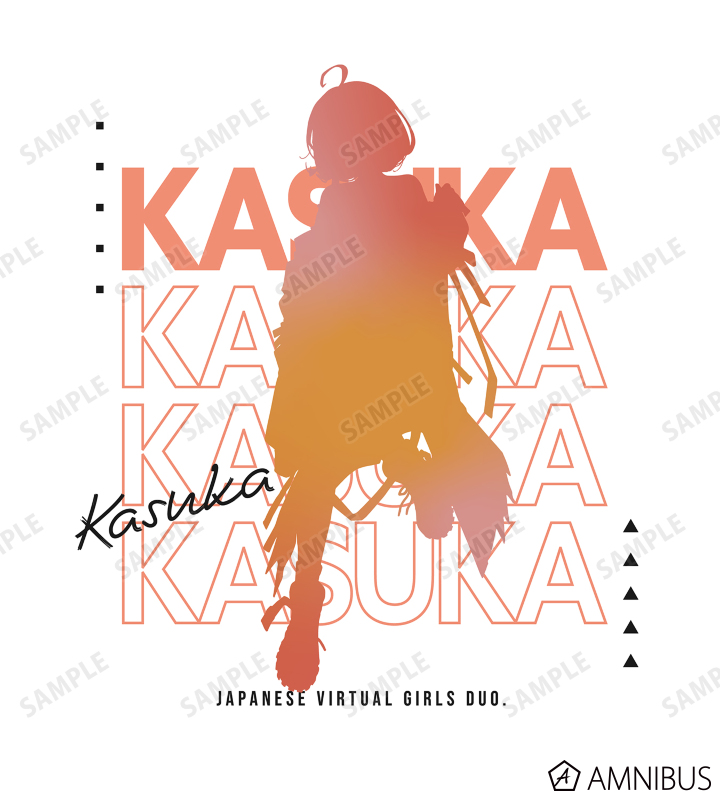 緜先生 描き下ろしイラスト カスカ タクティカルファッションver. BIGシルエットTシャツ