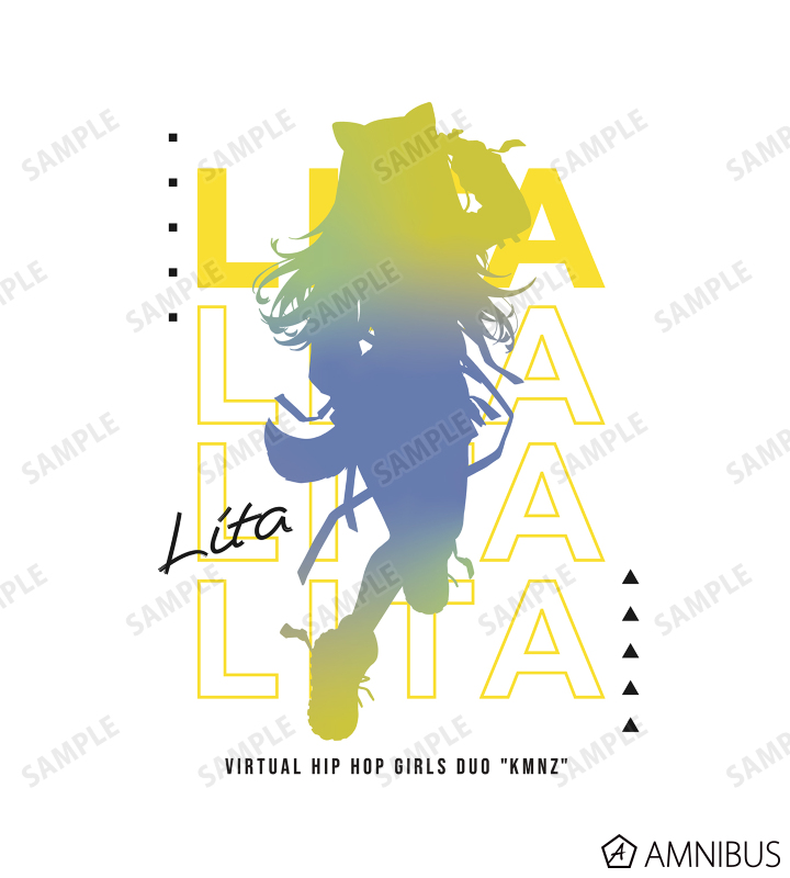 緜先生 描き下ろしイラスト LITA タクティカルファッションver. BIGシルエットTシャツ