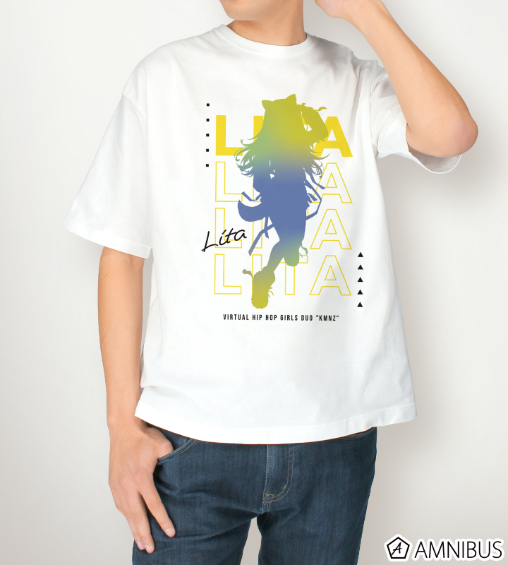 緜先生 描き下ろしイラスト LITA タクティカルファッションver. BIGシルエットTシャツ