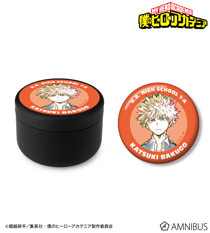 爆豪勝己 Ani-Art 第4弾 vol.2 缶バッジ付きプチ缶ケース