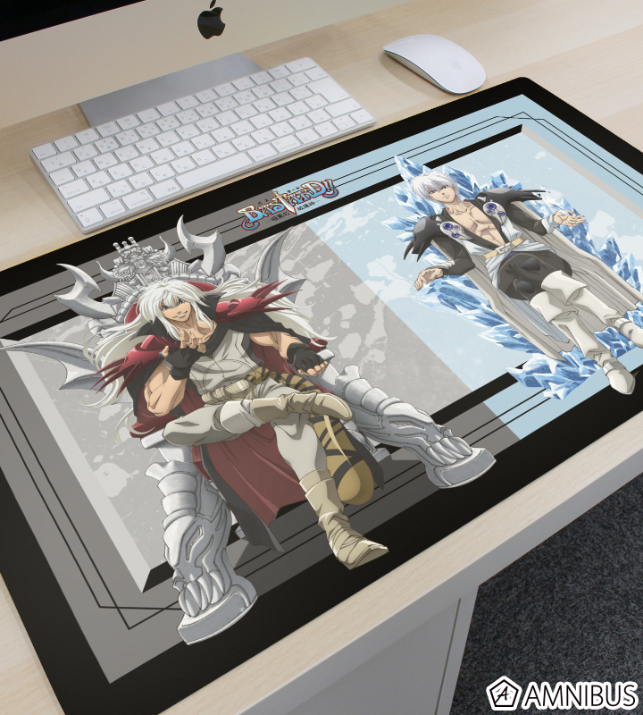 描き下ろしイラスト ダーク・シュナイダー&カル=ス 玉座ver. プレイマット