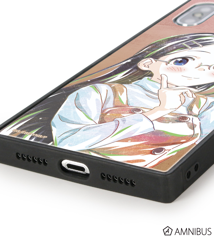 かえで Ani-Art 第2弾 スクエア強化ガラスiPhoneケース