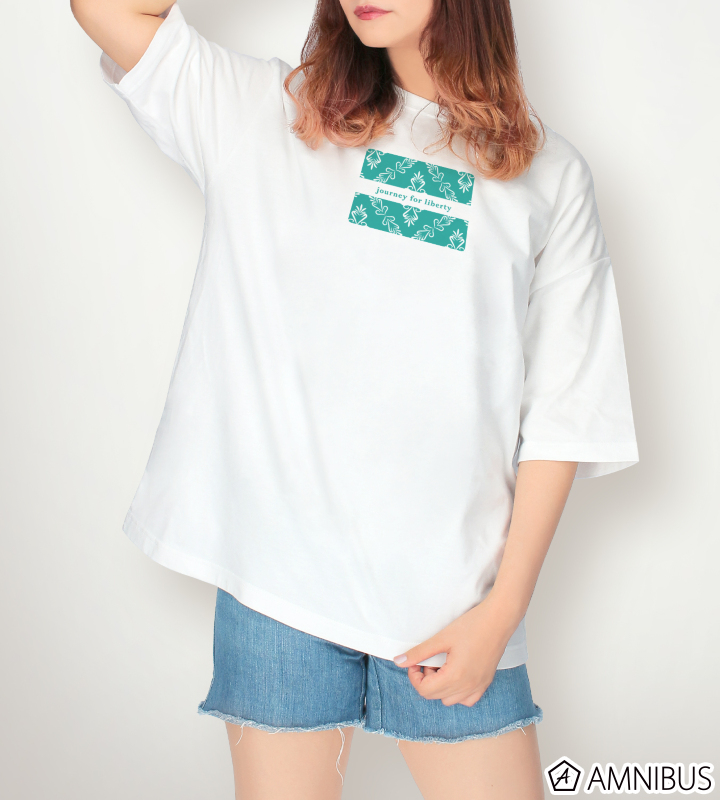 Growth「自由の旅路」 BIGシルエットTシャツ