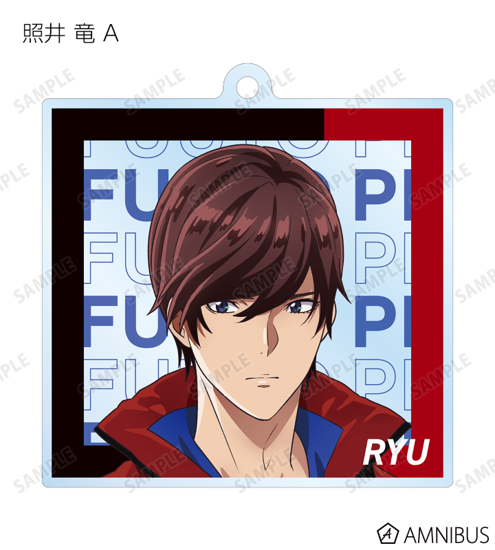 アニメ風キャラクターキーホルダー WIND BREAKER』椿野 佑 ちびキャラ ロッカーキー風アクリル