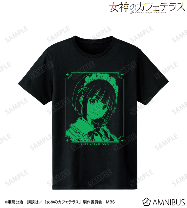女神のカフェテラス　キャップ　全作品Tシャツ TVアニメ「女神のカフェテラス」Tシャツ、ぷにこれ