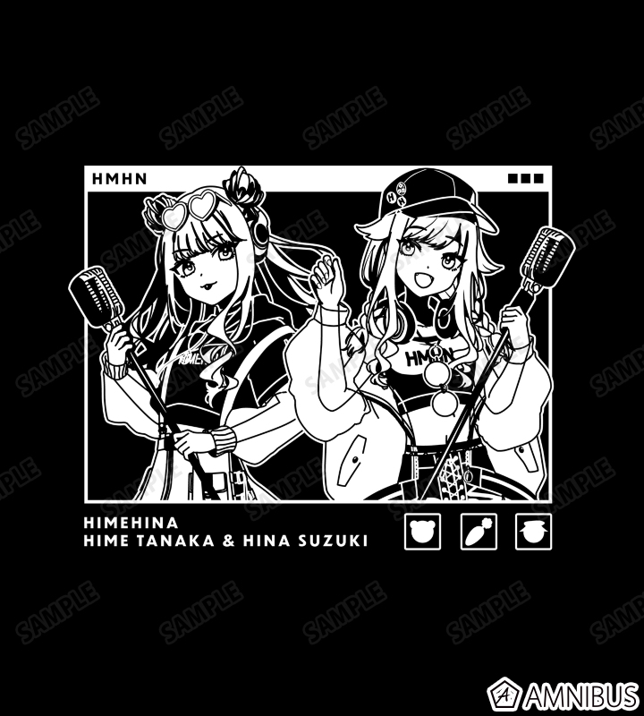 描き下ろしイラスト HIMEHINA POP ver. BIGジップトートバッグ