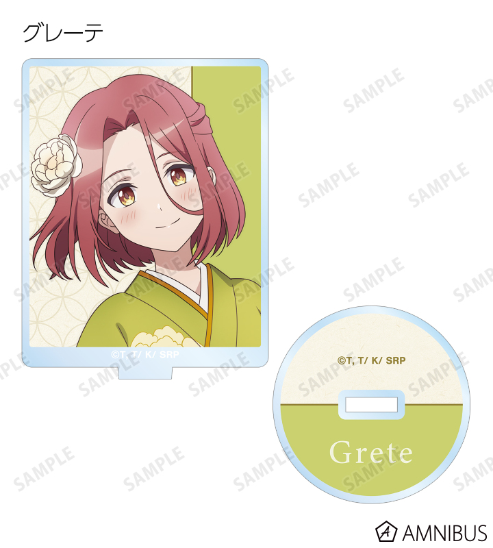 描き下ろしイラスト 花柄和装ver. トレーディングアクリルスタンド