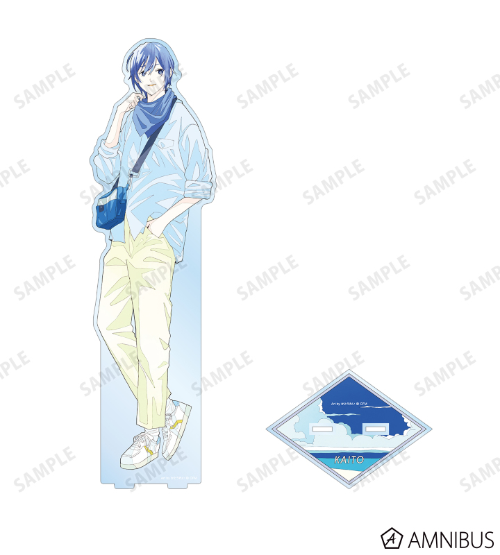 描き下ろしイラスト KAITO 初夏のお出かけver. Art by かとうれい 特大アクリルスタンド
