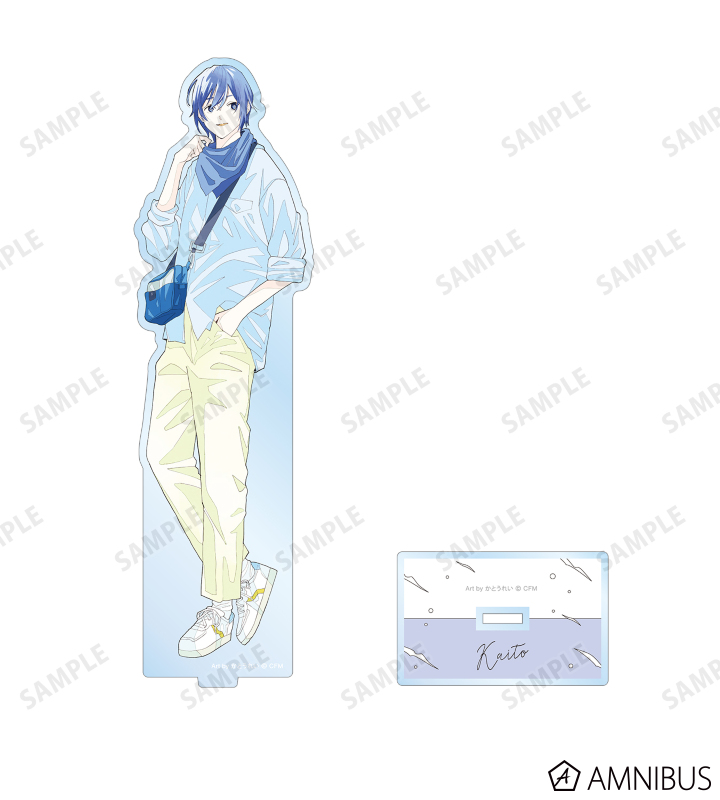 描き下ろしイラスト KAITO 初夏のお出かけver. Art by かとうれい BIGアクリルスタンド