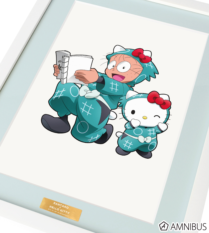 アニメムック　付属品付)忍たま乱太郎×サンリオキャラクターズ 描き起こしイラスト 猪名寺乱太郎×ハローキティ キャラファイングラフ 忍たま乱太郎×サンリオキャラクターズ - 描き起こしイラスト