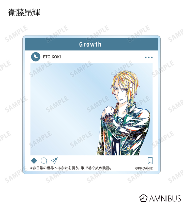 トレーディング Ani-Art SNS風アクリルカード ver.SOARA&Growth