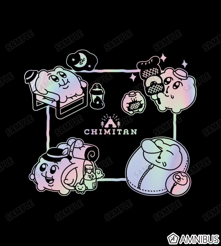 集合 描き下ろしイラスト キャンプver. ホログラムTシャツ ver.A