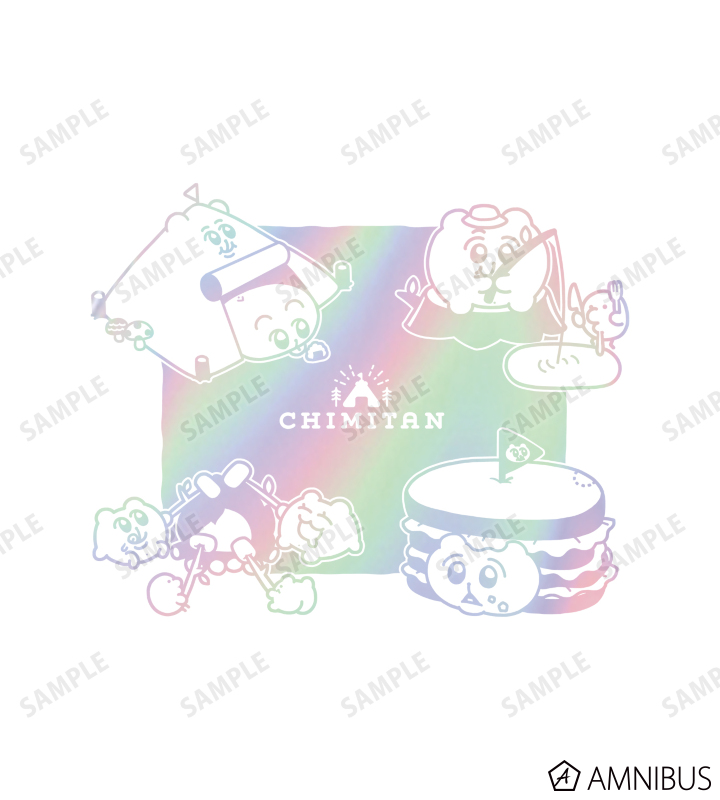 集合 描き下ろしイラスト キャンプver. ホログラムTシャツ ver.B