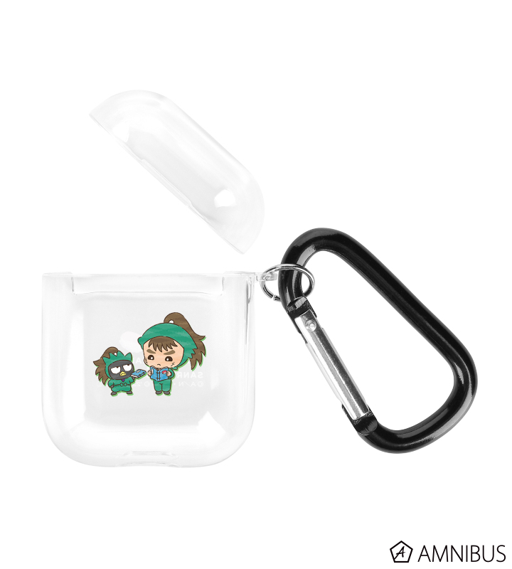 中在家長次×バッドばつ丸 AirPodsケース