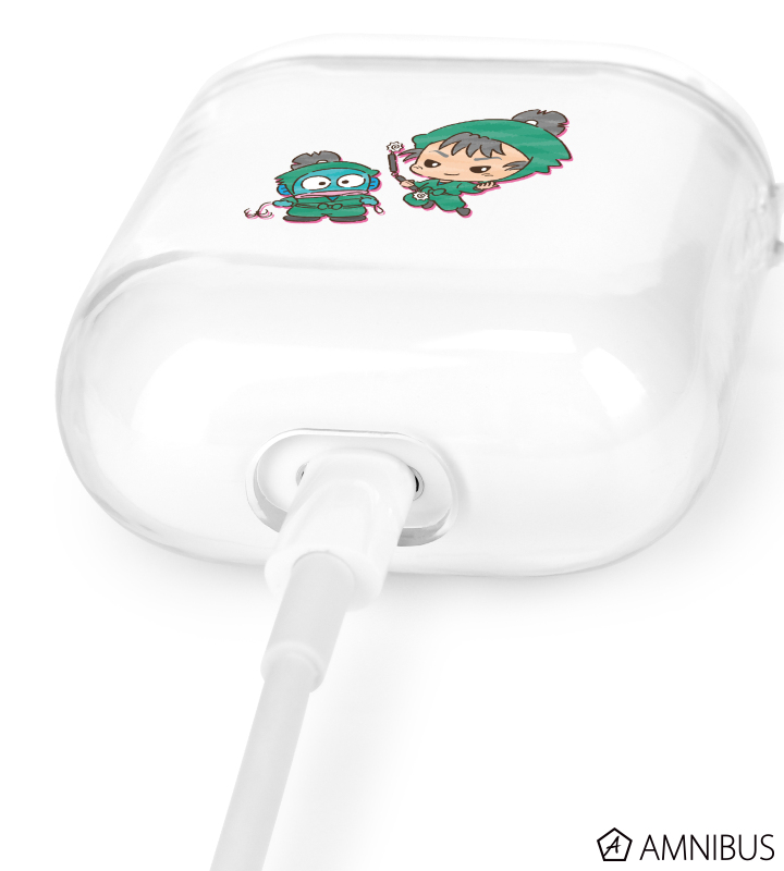 食満留三郎×ハンギョドン AirPodsケース