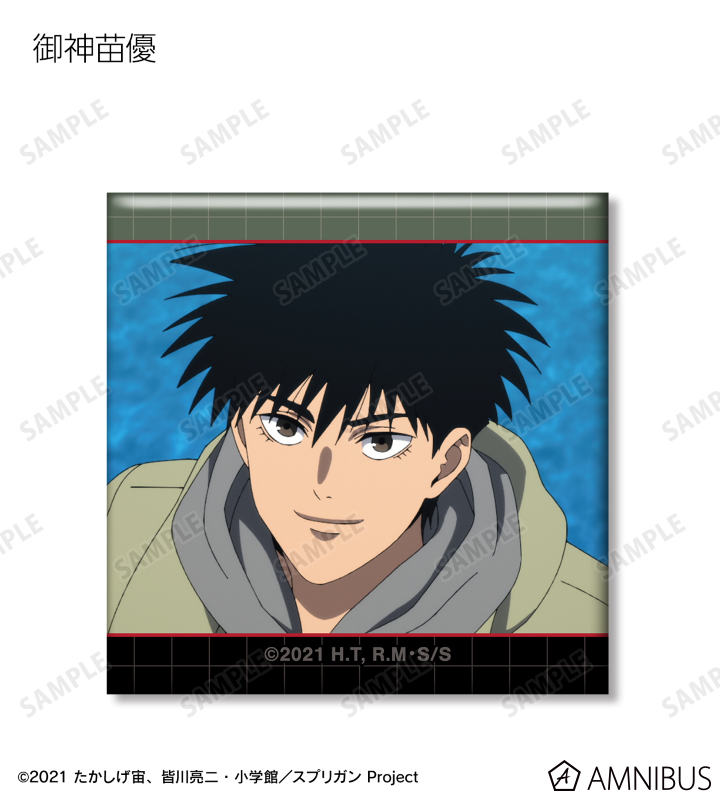 バッジ・ビンズ　【BOX】スプリガン トレーディング場面写スクエア缶バッジ アニメ『スプリガン』 - トレーディング場面写スクエア缶バッジ