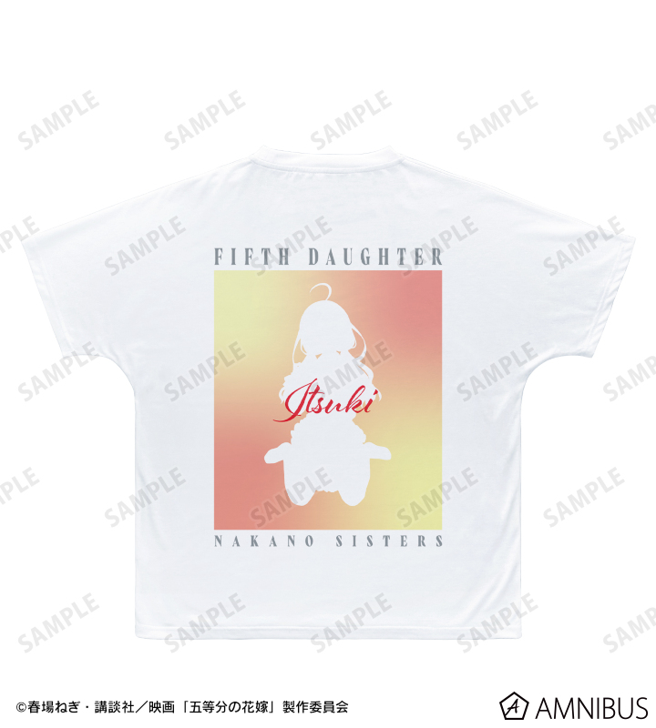 Tシャツ　中野一花(制服エプロンver.) 描き下ろしイラスト Ani-Art clear label フルグラフィックTシャツ ホワイト ユニセックスLサイズ 「映画 五等分の花嫁」 Amazon.co.jp: 映画『五等分の花嫁』 描き下ろしイラスト 中野一
