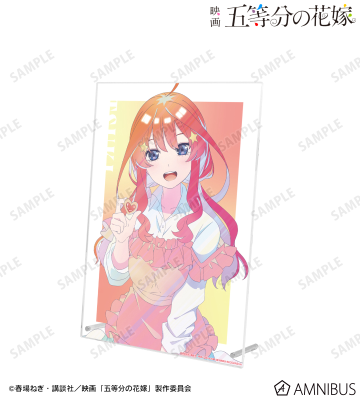 五等分の花嫁　ごとかの　抽選会　オリジナルアクリルパネル　新品　未使用　未開封品 映画『五等分の花嫁』の描き下ろしイラスト 集合 桜和装ver