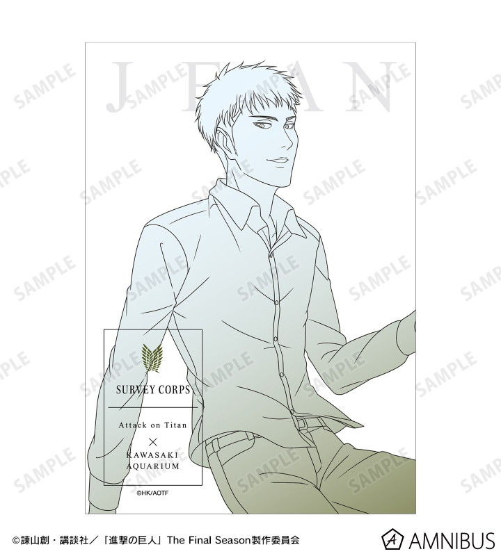 描き下ろしイラスト ジャン 水中浮遊ver. ブロマイド2枚セット