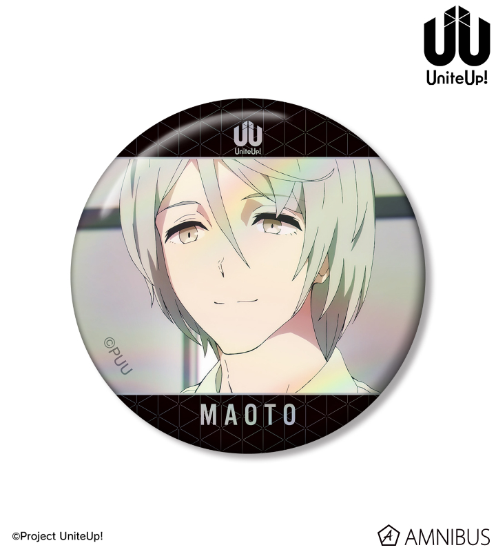 UniteUp! - 辻堂真音 場面写オーロラ缶バッジ | AMNIBUS(アムニバス)