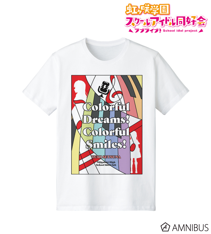 優木 せつ菜 Colorful Dreams! Colorful Smiles! 楽曲イメージTシャツ