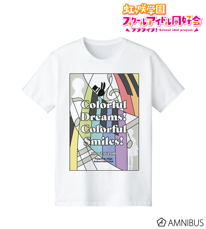 ミア・テイラー Colorful Dreams! Colorful Smiles! 楽曲イメージTシャツ