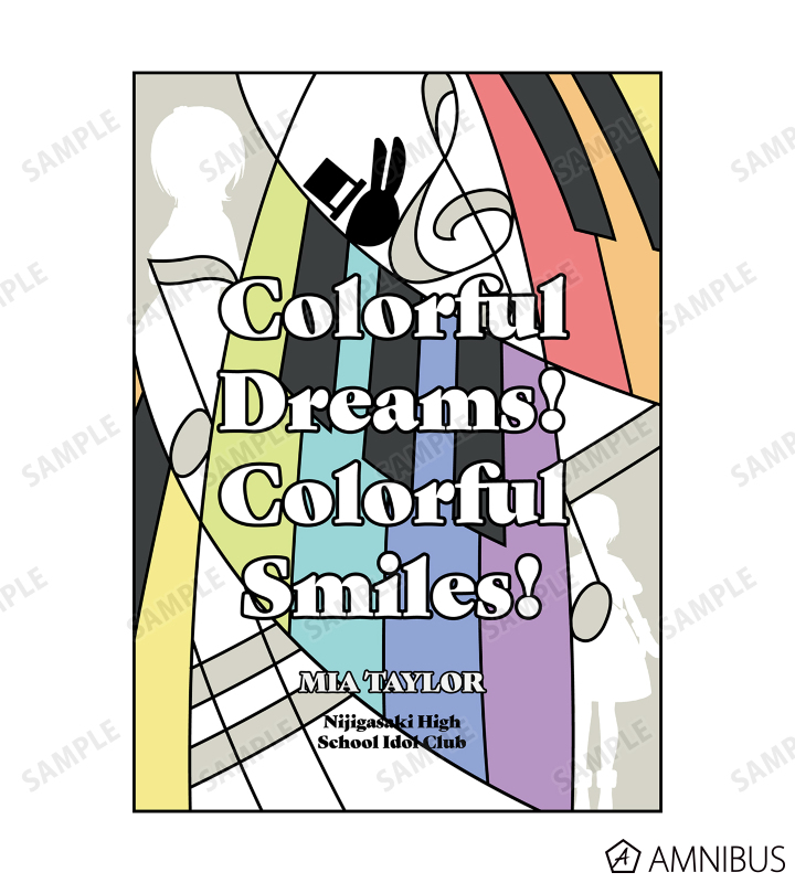 ミア・テイラー Colorful Dreams! Colorful Smiles! 楽曲イメージTシャツ