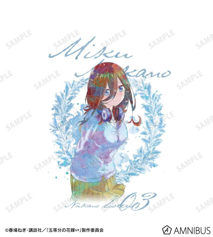 五等分の花嫁∽ - 中野三玖 grunge CANVAS Tシャツ/メンズ
