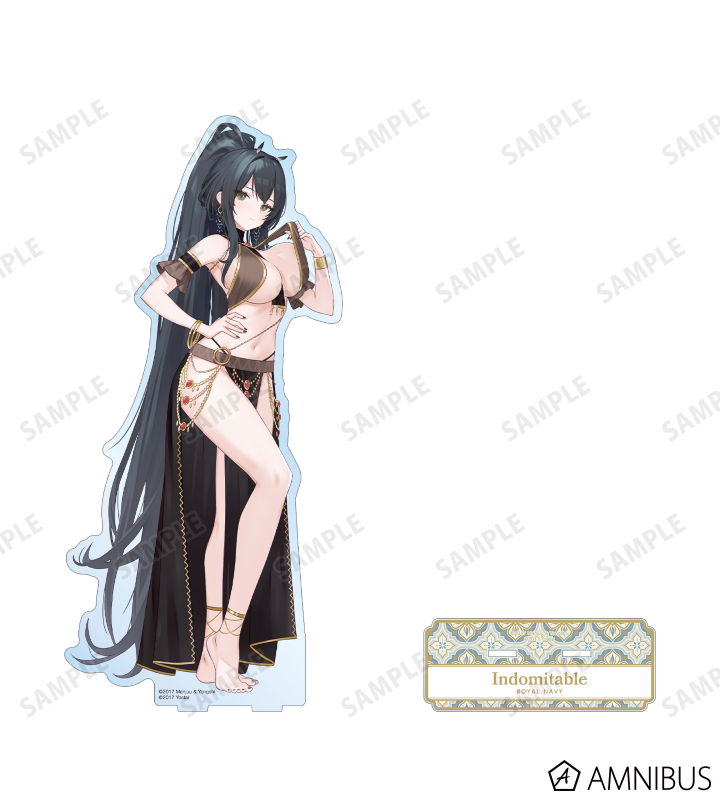 アズールレーン アクリルスタンドセット 踊り子ver アズールレーン - 描き起こしイラスト インドミタブル 踊り子ver