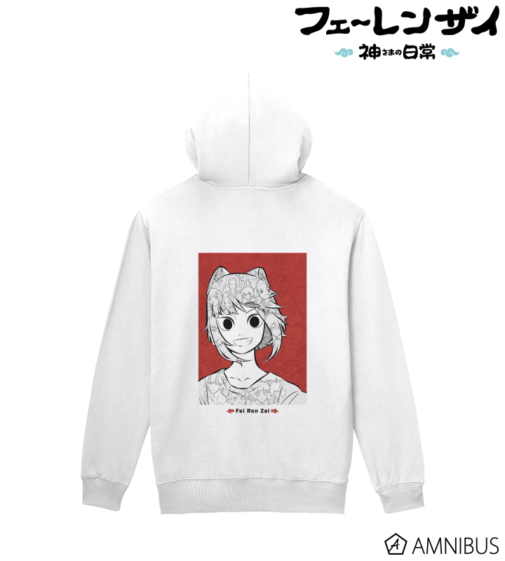 バックプリントジップパーカー