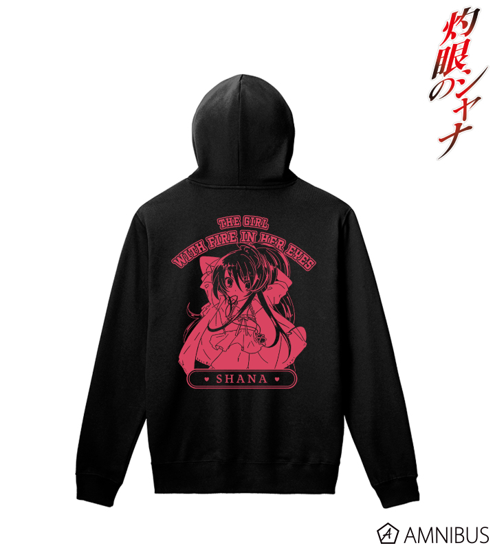 シャナ バックプリントカレッジパーカー