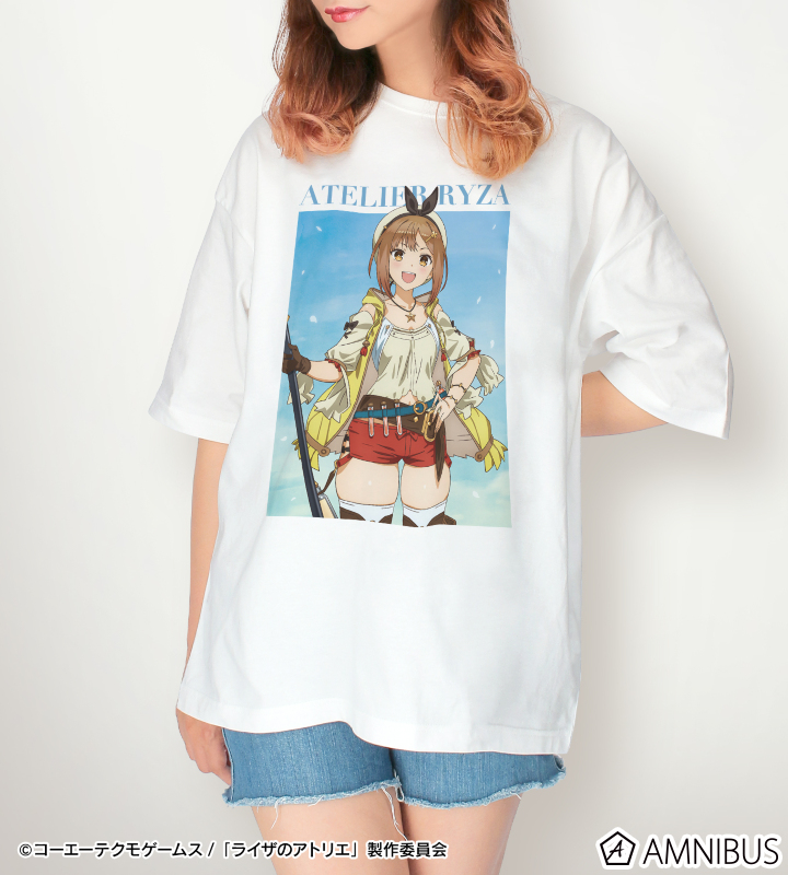 Tシャツ　ライザ フルグラフィックTシャツ ホワイト Lサイズ 「ライザのアトリエ ～常闇の女王と秘密の隠れ家～」 TVアニメ『ライザのアトリエ』 - ライザリン・シュタウト BIG