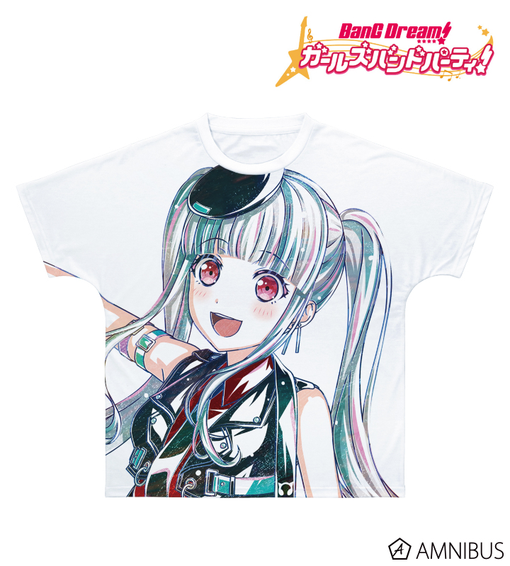 バンドリ　パレオ　Ani-Art フルグラフィックTシャツ BanG Dream! ガールズバンドパーティ！ - パレオ Ani-Art フル