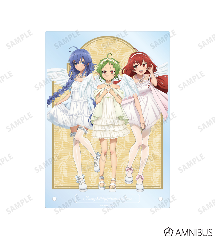 新品　無職転生 ロキシーA賞 アクリルパネル アニメ「無職転生Ⅱ ～異世界行ったら本気だす～」 - 描き下ろし
