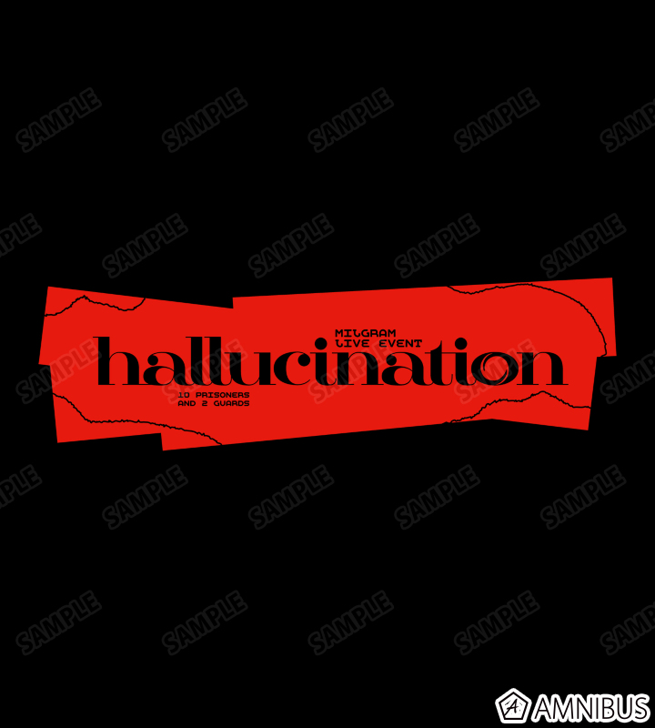 LIVE EVENT「hallucination」 ロゴ BIGジップトートバッグ