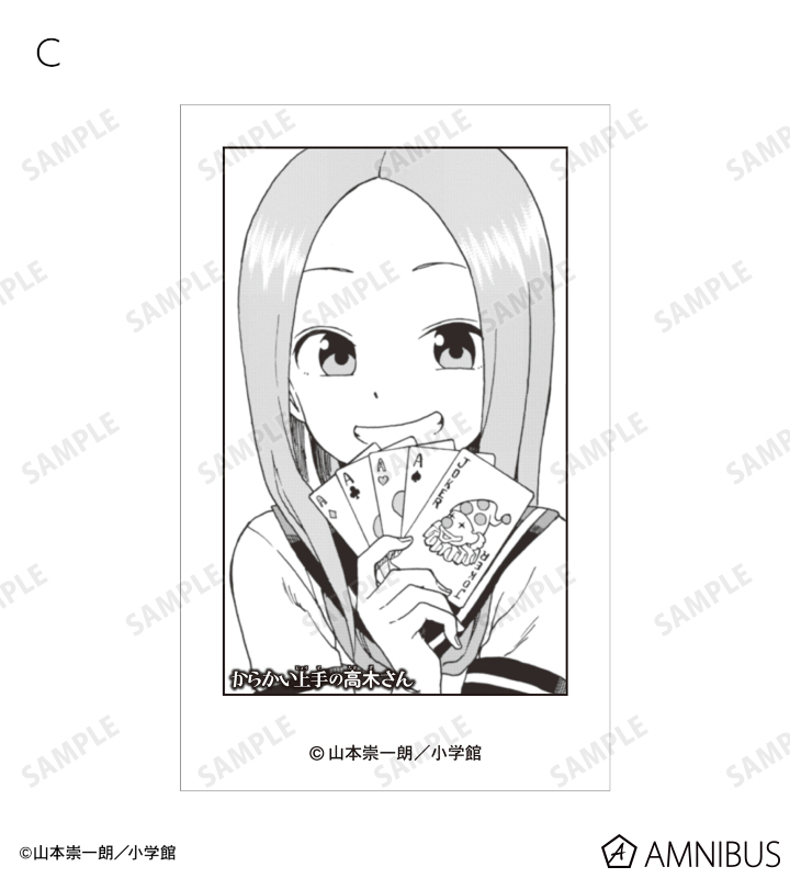 からかい トレーディングインスタントカメラ風イラストカード2枚セット