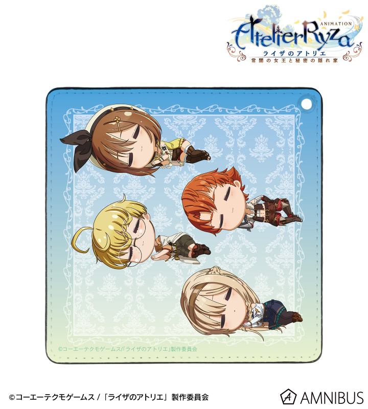 ライザ&レント&タオ&クラウディア ちびころ スクエアパスケース