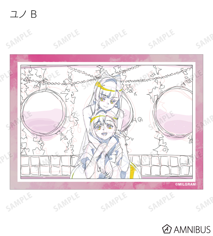 ミルグラム　特典　イラストカード　ミニブロマイド　チェキ MILGRAM -ミルグラム- - 描き下ろし 4th Anniversary ver