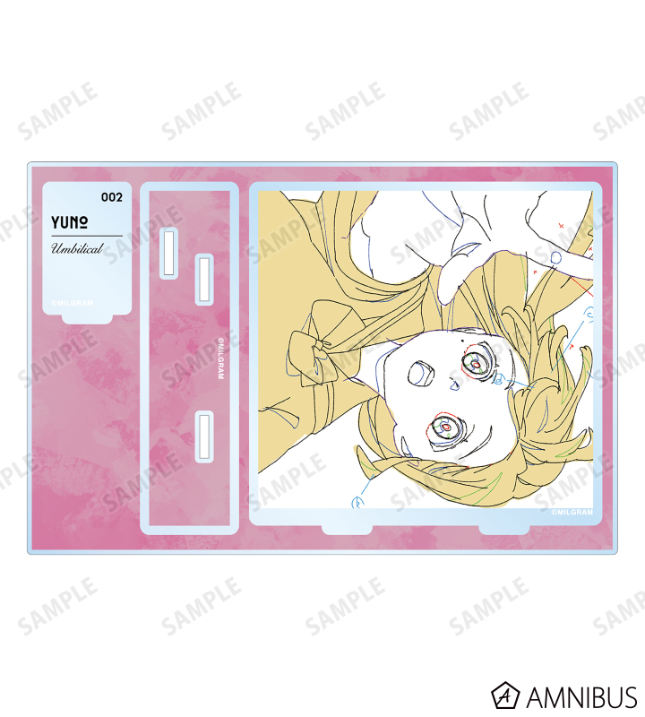 【非売品】「ミルグラム MILGRAM キャラファイングラフ ユノ」複製原画 MILGRAM -ミルグラム- - LIVE EVENT「hallucination」 キー