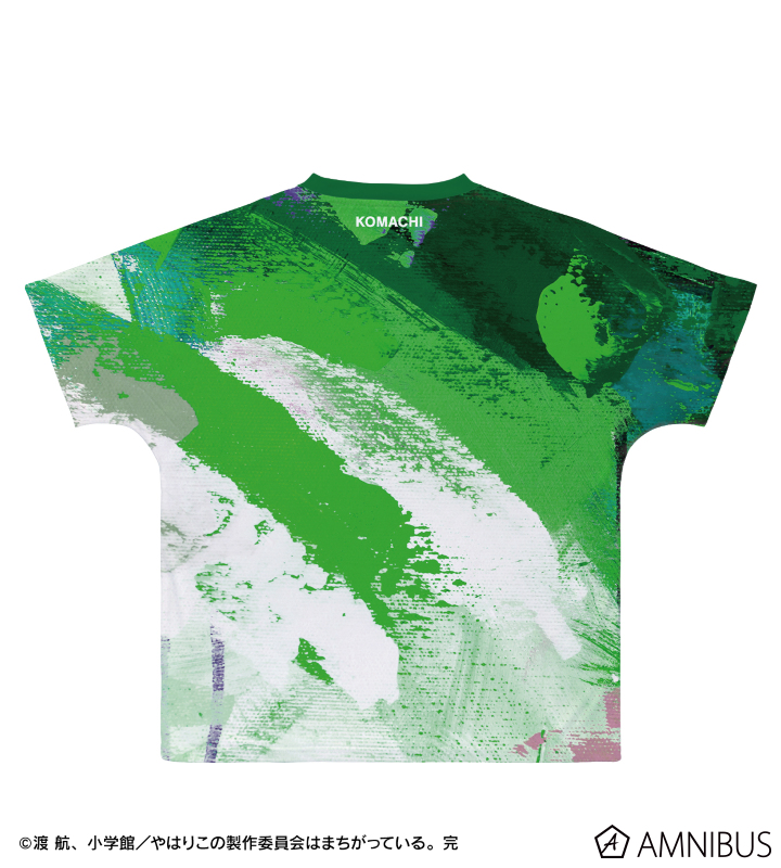 描き下ろし 比企谷小町 ゲーミングファッションver. grunge CANVAS フルグラフィックTシャツ
