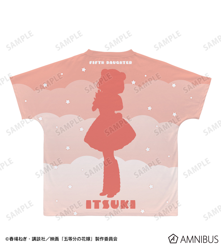 五等分の花嫁 描き下ろしフルカラーTシャツ 中野五月 ハロウィンver 映画『五等分の花嫁』 - 描き下ろし 中野五月 動物もこもこ