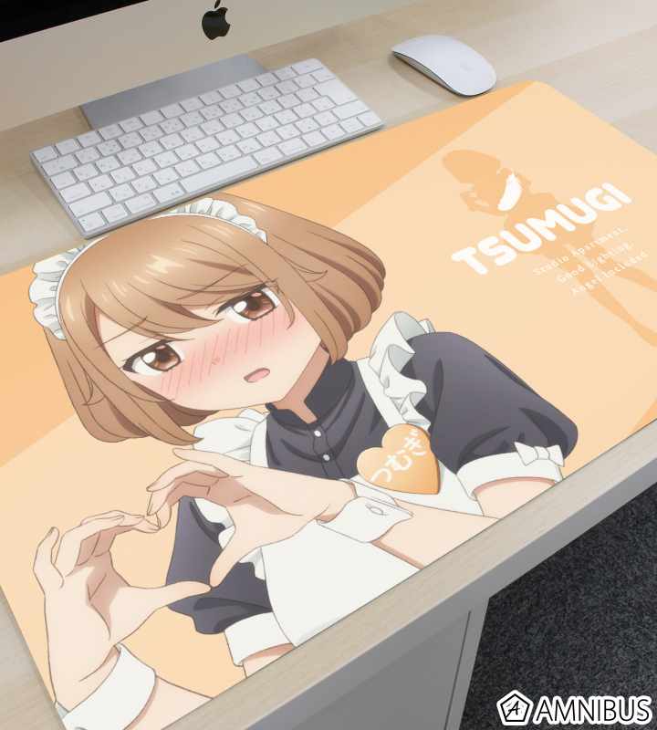 描き下ろし 堤つむぎ メイドver. マルチデスクマット